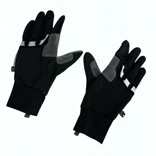 Novara Women's Grey & Black Gloves Medium