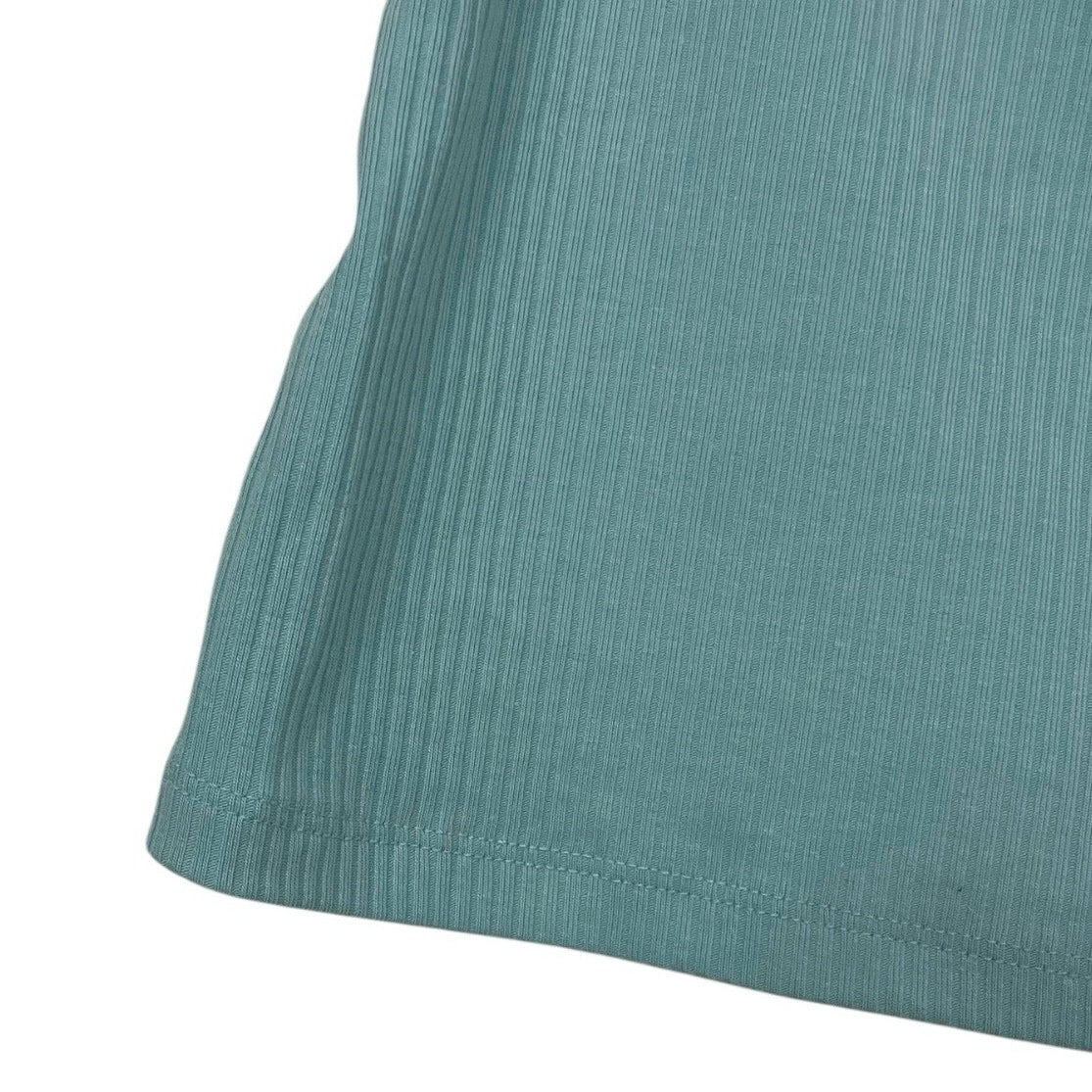 NWT Old Navy Blue Off the Shoulder Foldover Ribbed Blouse