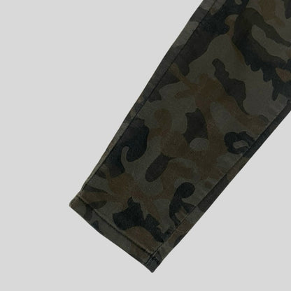 KanCan Olive Green Camouflage Skinny Cargo Pants