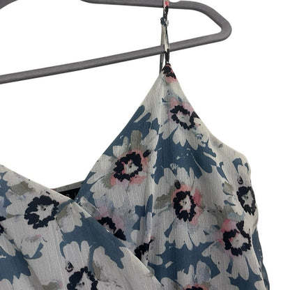 Trixxi Blue & White Floral Romper