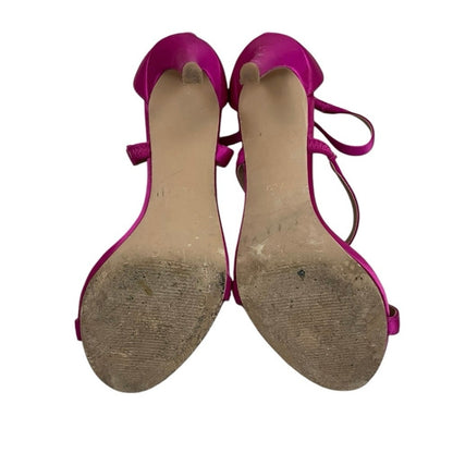 Steve Madden Vibrant Pink Strappy Stiletto Heels
