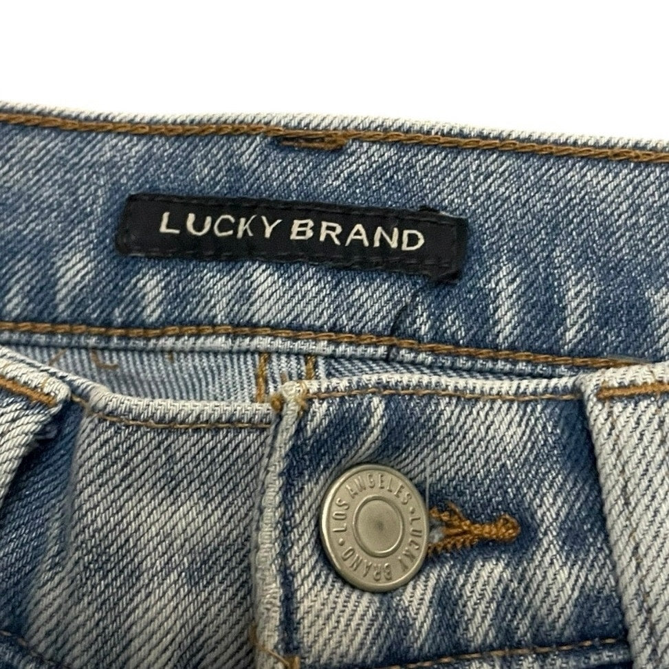 Lucky Brand Ava Mid Rise Crop Mini Bootcut Jeans
