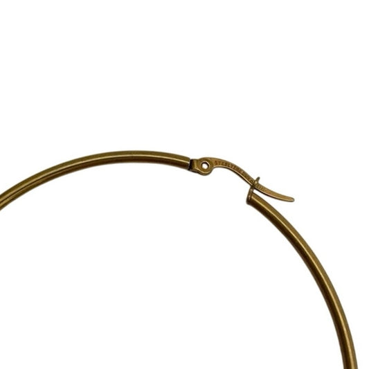 Large Gold Hoop Earrings