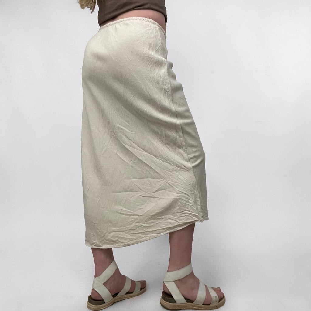 Hollister Beige Maxi Skirt