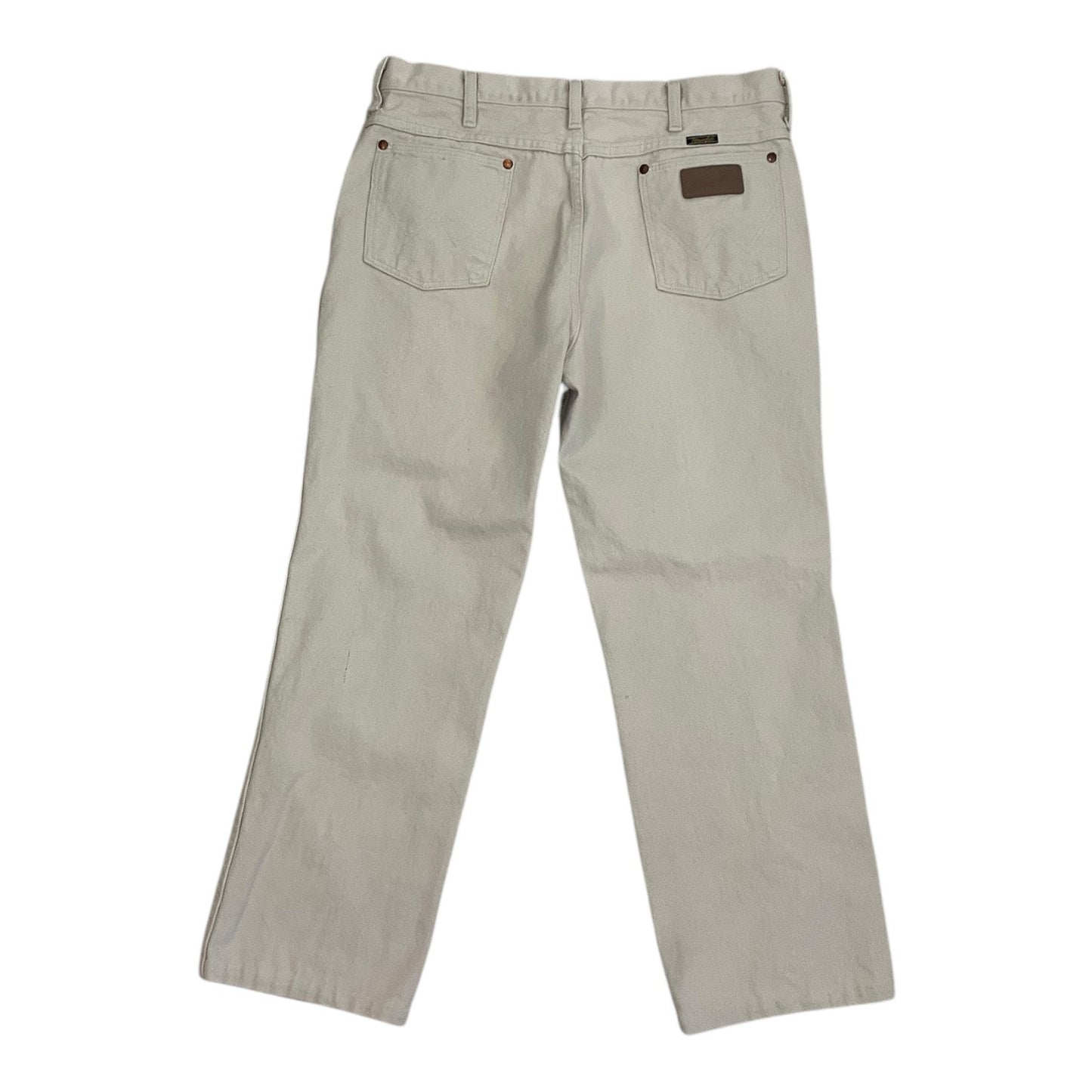 Wrangler Mens Beige Cotton Pants