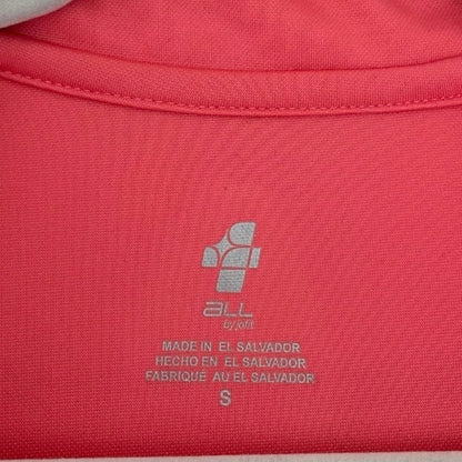 JoFit Coral Pink Active Polo Tank Top