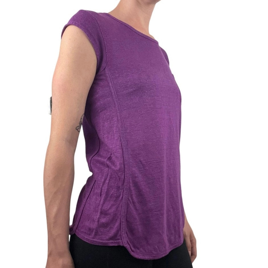 Athleta Purple Short Sleeve Top