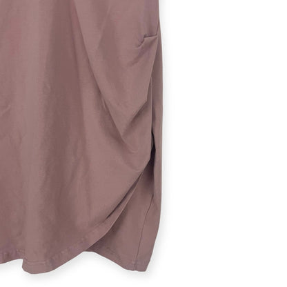 Super Down Pink A-Line V-Neck Cinched Side Mini Dress