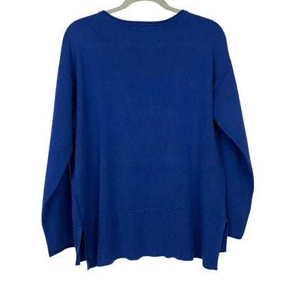 Cable & Gauge Royal Blue Knit Sweater