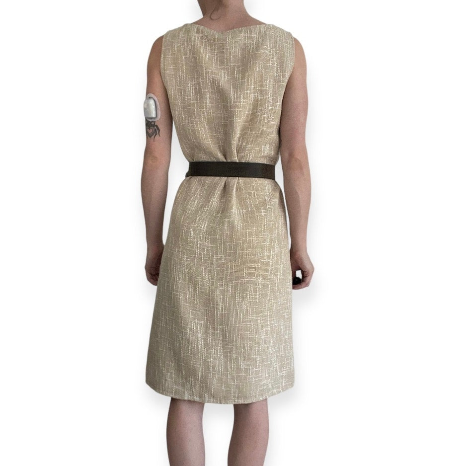 NWT Molly Bracken Premium Beige Woven Dress