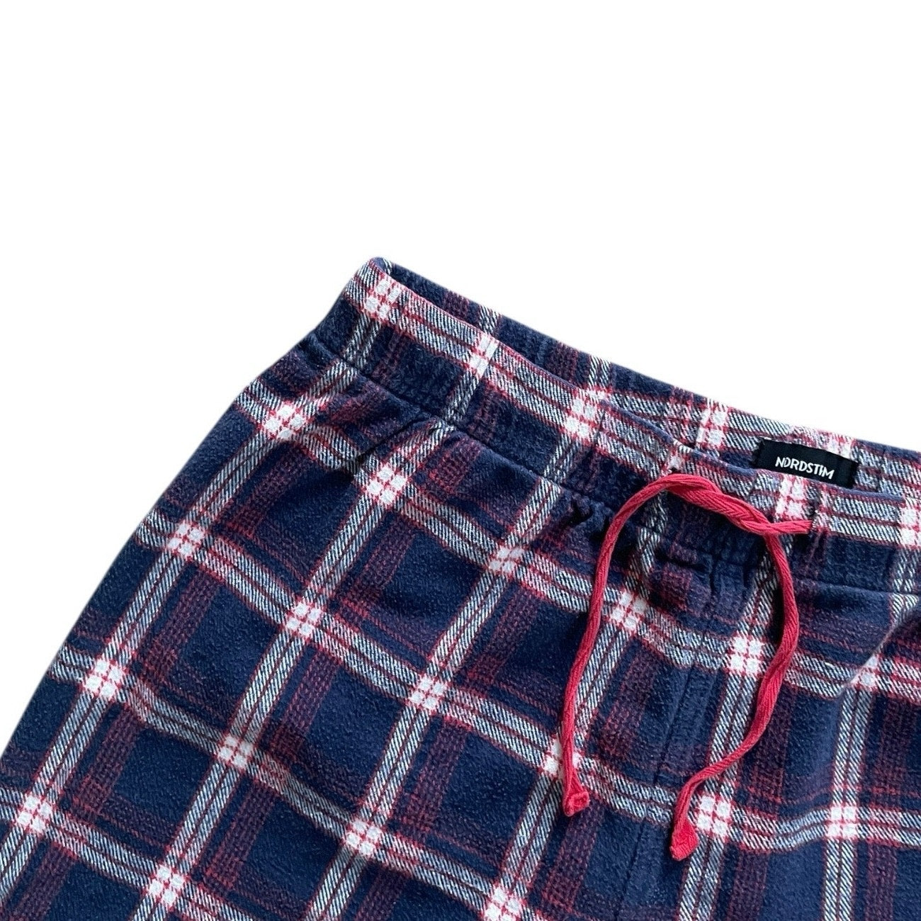 Nordstrom Mens Blue & Red Plaid Cotton Pajama Pants