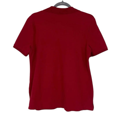 Croft & Barrow Red Short Sleeve Polo Shirt