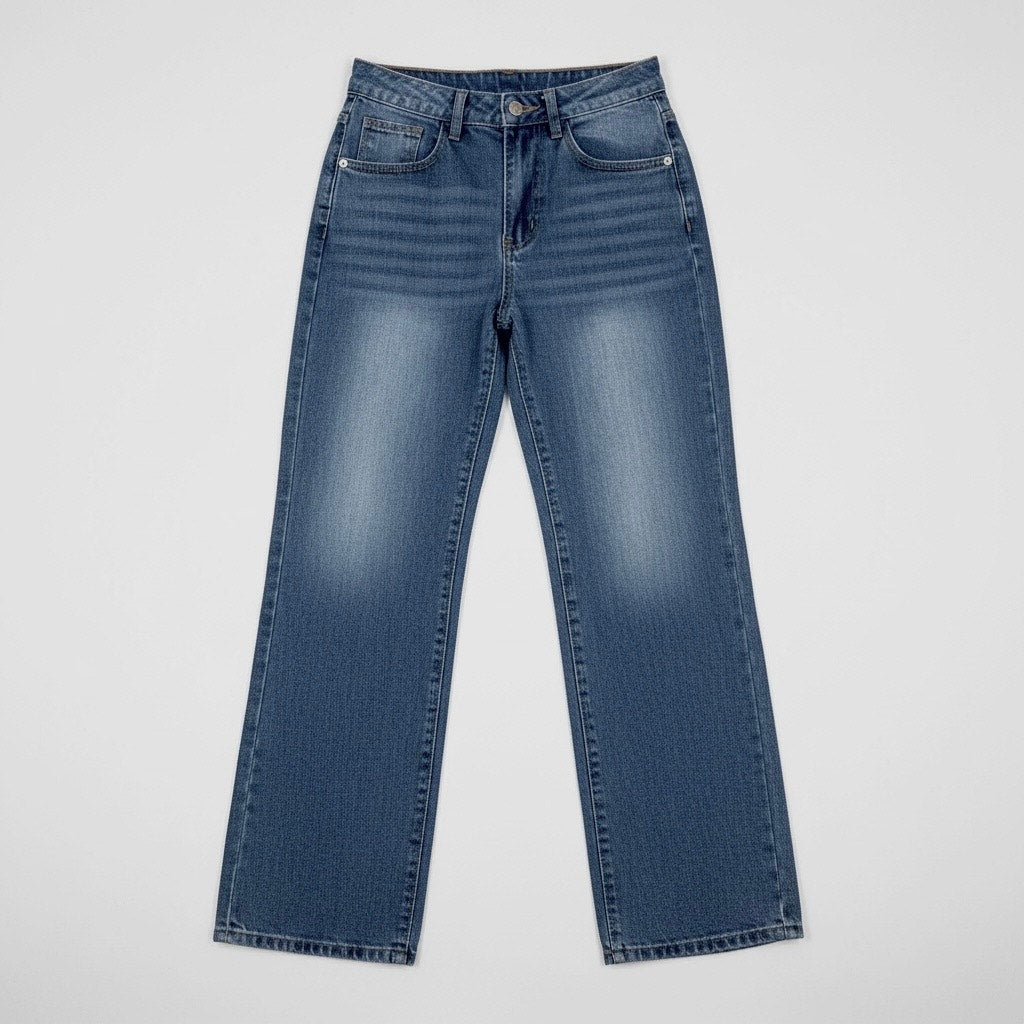 SHEIN Petite Wide Leg Jeans