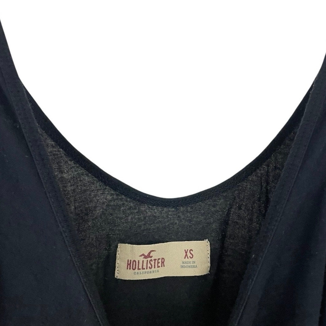 Hollister Soft Black Thin Tank Top