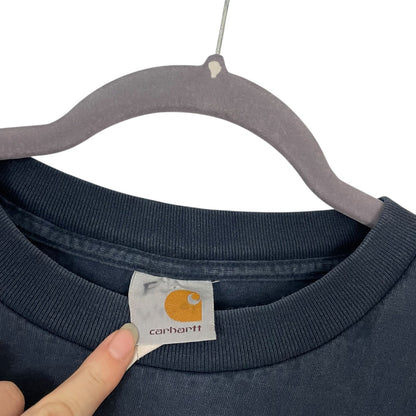 Carhartt Mens Navy Blue Short Sleeve Tee