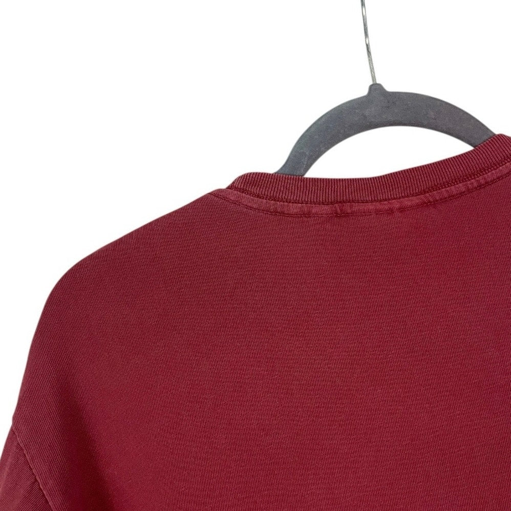 NWT Red Wake & Bake Bad Monkey Bakery Long Sleeve Graphic Tee