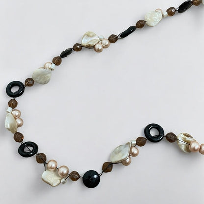 Cookie Lee Vintage Beaded & Stone Necklace