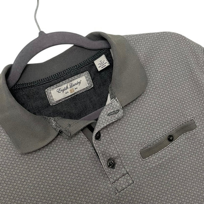 English Laundry Mens Grey Short Sleeve Polo Shirt