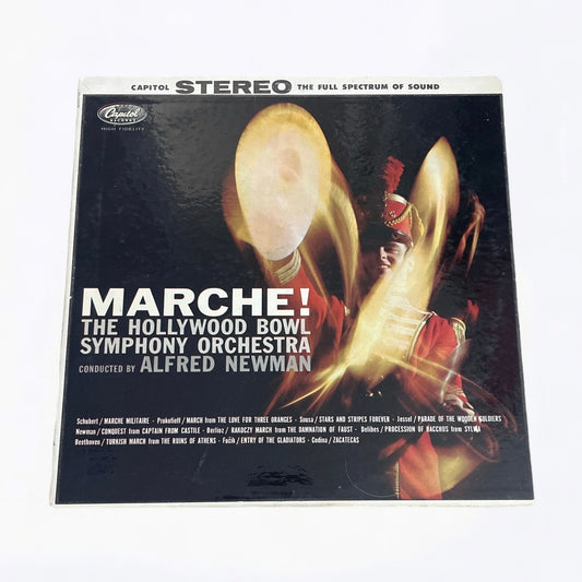 Marche! The Hollywood Bowl Symphony Orchestra Alfred Newman Vinyl Record