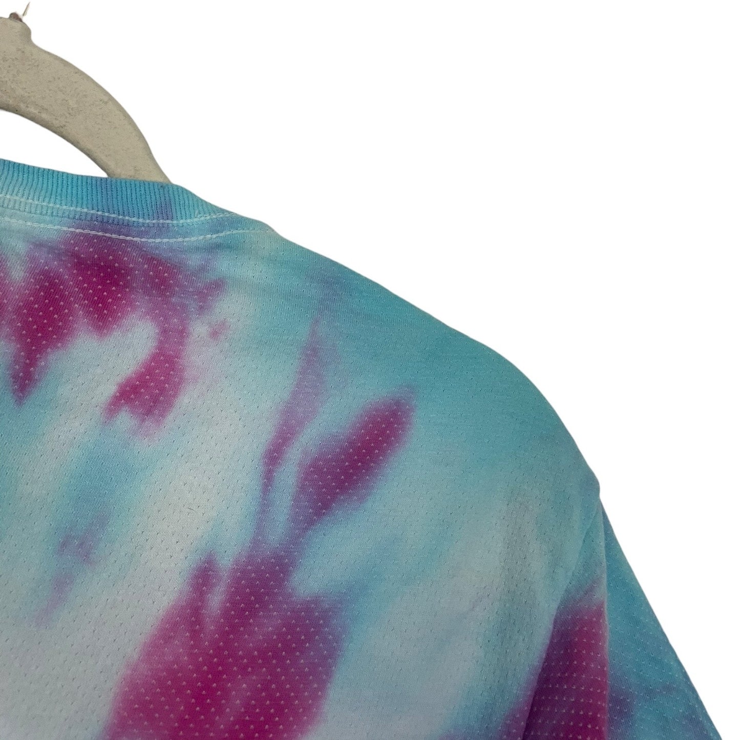 Fruit of the Loom Breathable Blue & Pink Tie Dye Short Sleeve Tee