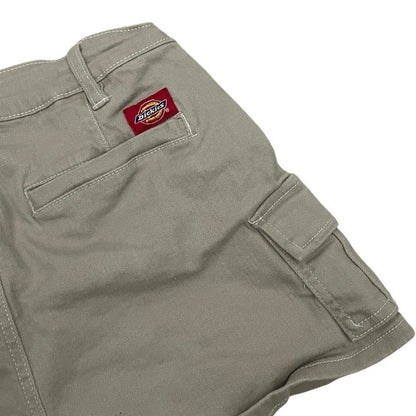 Dickies Denim Beige Cargo Mini Jean Shorts