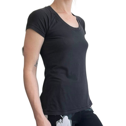 Calia by Carrie Underwood Black Short Sleeve Active Top