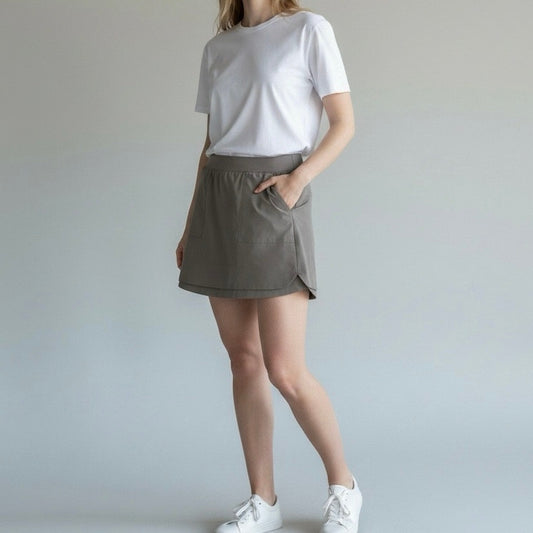 RBX Grey Active Mini Skirt