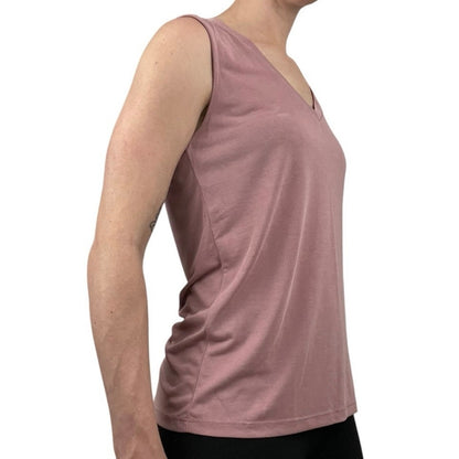 Lucky Brand Soft Pink V-Neck Tank Top