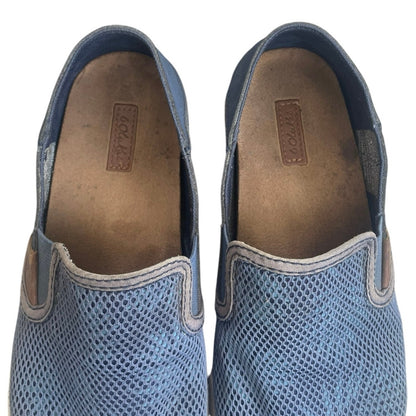 OluKai Blue Mesh Espadrilles