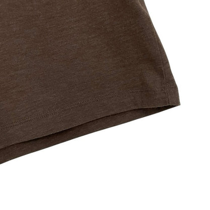 Mossimo Supply Co Brown V-Neck Short Sleeve Top