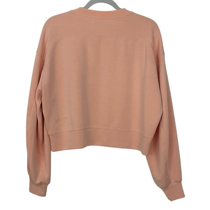 Lululemon Athletica Peach Softstreme Perfectly Oversized Cropped Crew