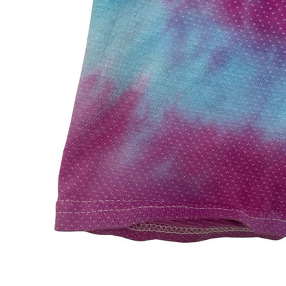 Fruit of the Loom Breathable Blue & Pink Tie Dye Short Sleeve Tee