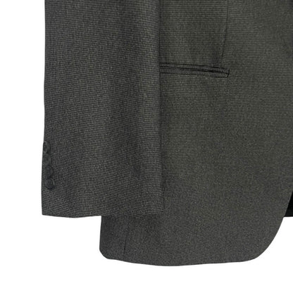 Arrow Mens Grey Blazer Suit Coat with Shoulder Pads