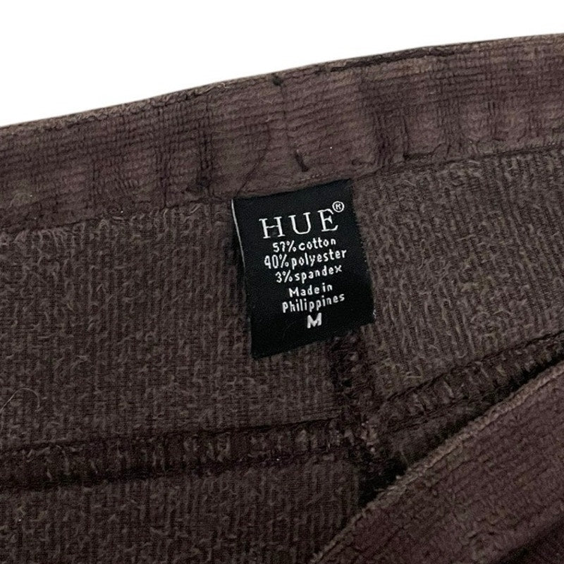 Hue Brown Corduroy Low Rise Skinny Pants