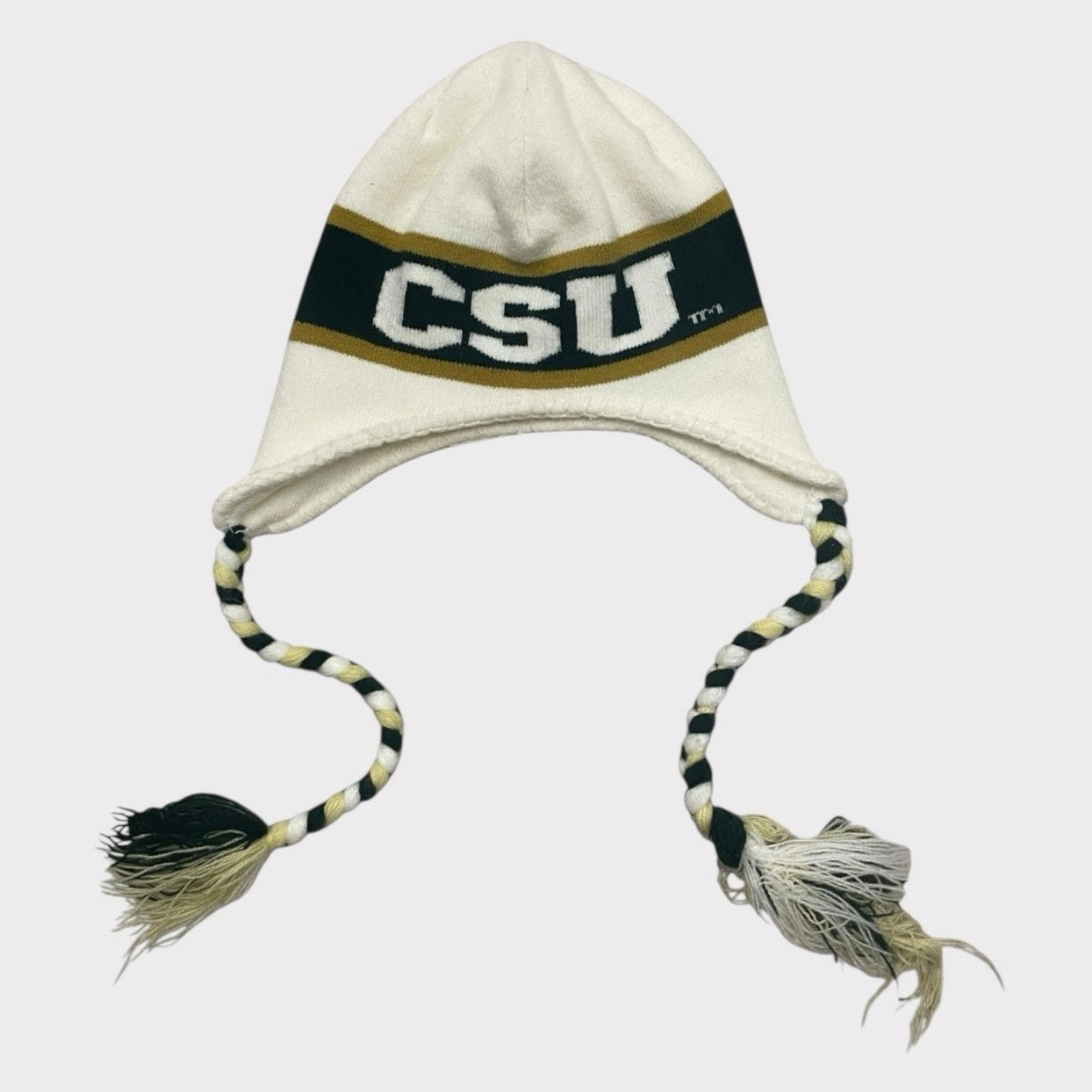 The Game Colorado State University Cream Peruvian Knit Hat
