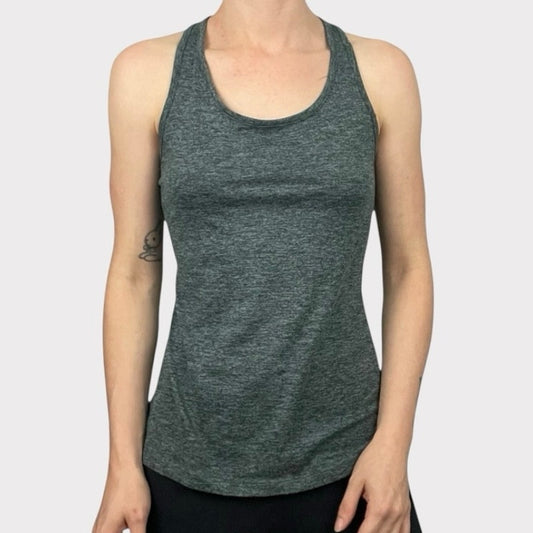 Nike Dri-Fit Active Grey Racerback Athletic Tank Top