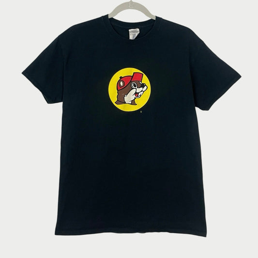 Black Peace Love Buc-ee's Graphic Short Sleeve Tee