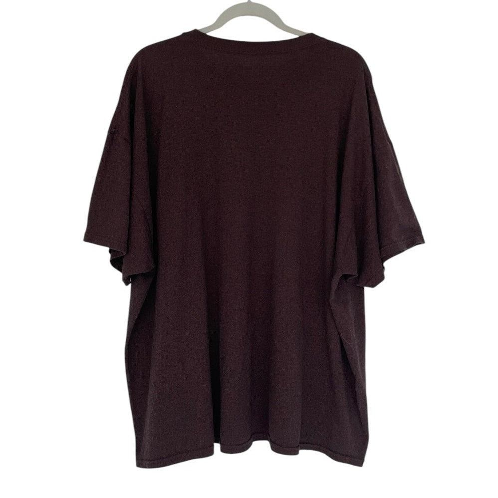 Mens Dark Brown Short Sleeve Shirt