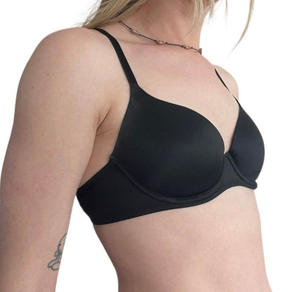 PINK Victoria's Secret Black Wear Everywhere Lightly Lined Bra