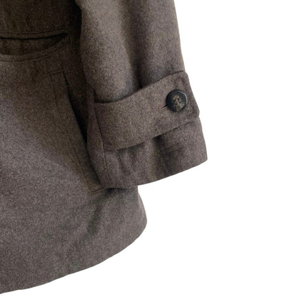 London Fog Vintage Brown Wool Heavy Coat