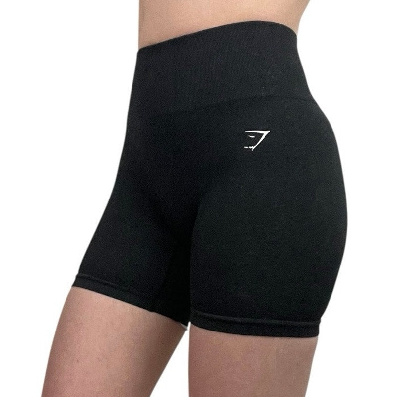 Gymshark Athletic Black Mini Active Spandex Shorts