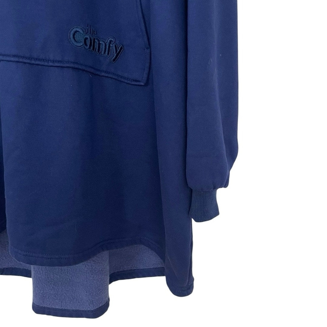 The Comfy Navy Blue Oversized Wearable Blanket Hoodie
