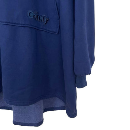The Comfy Navy Blue Oversized Wearable Blanket Hoodie