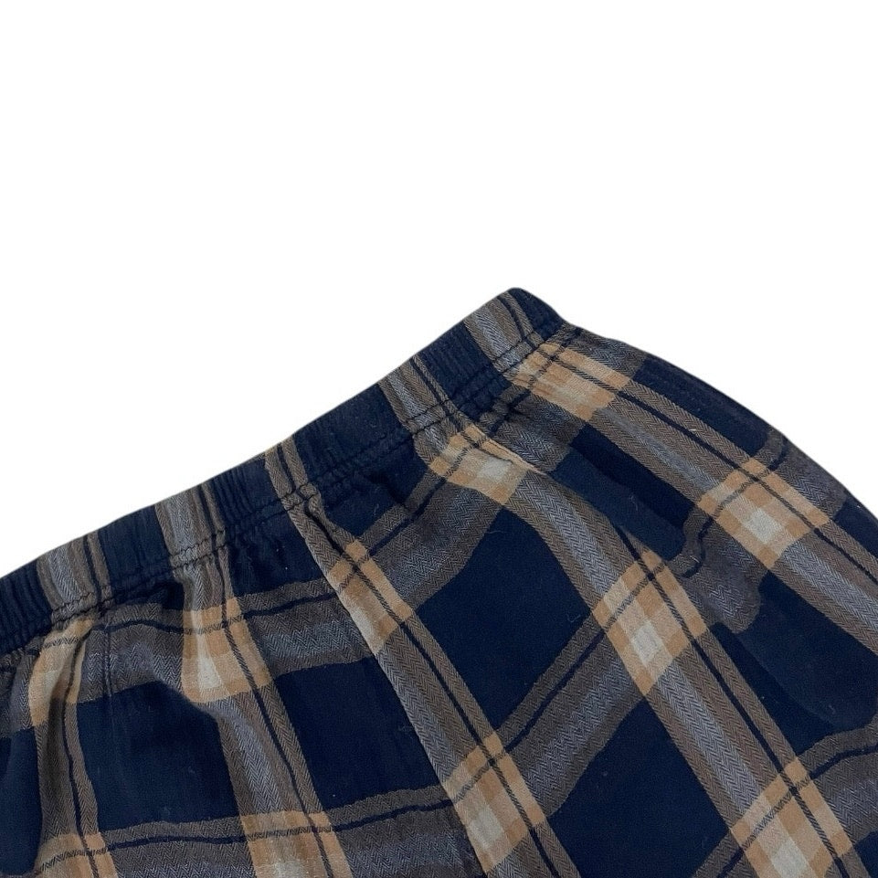 Aerie Blue & Beige Plaid Pajama Pants