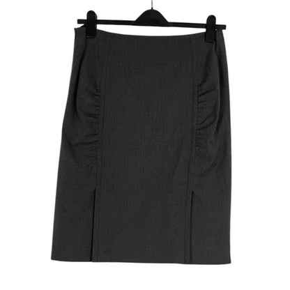 Doncaster Grey Ruched Skirt