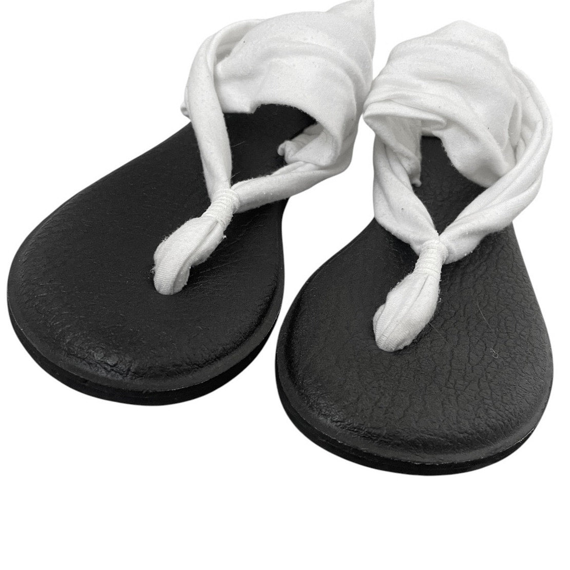 Sanuk Black & White Yoga Sling 2 Comfort Sandals