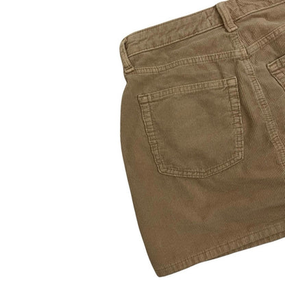 Universal Thread Beige Corduroy Mini Skirt