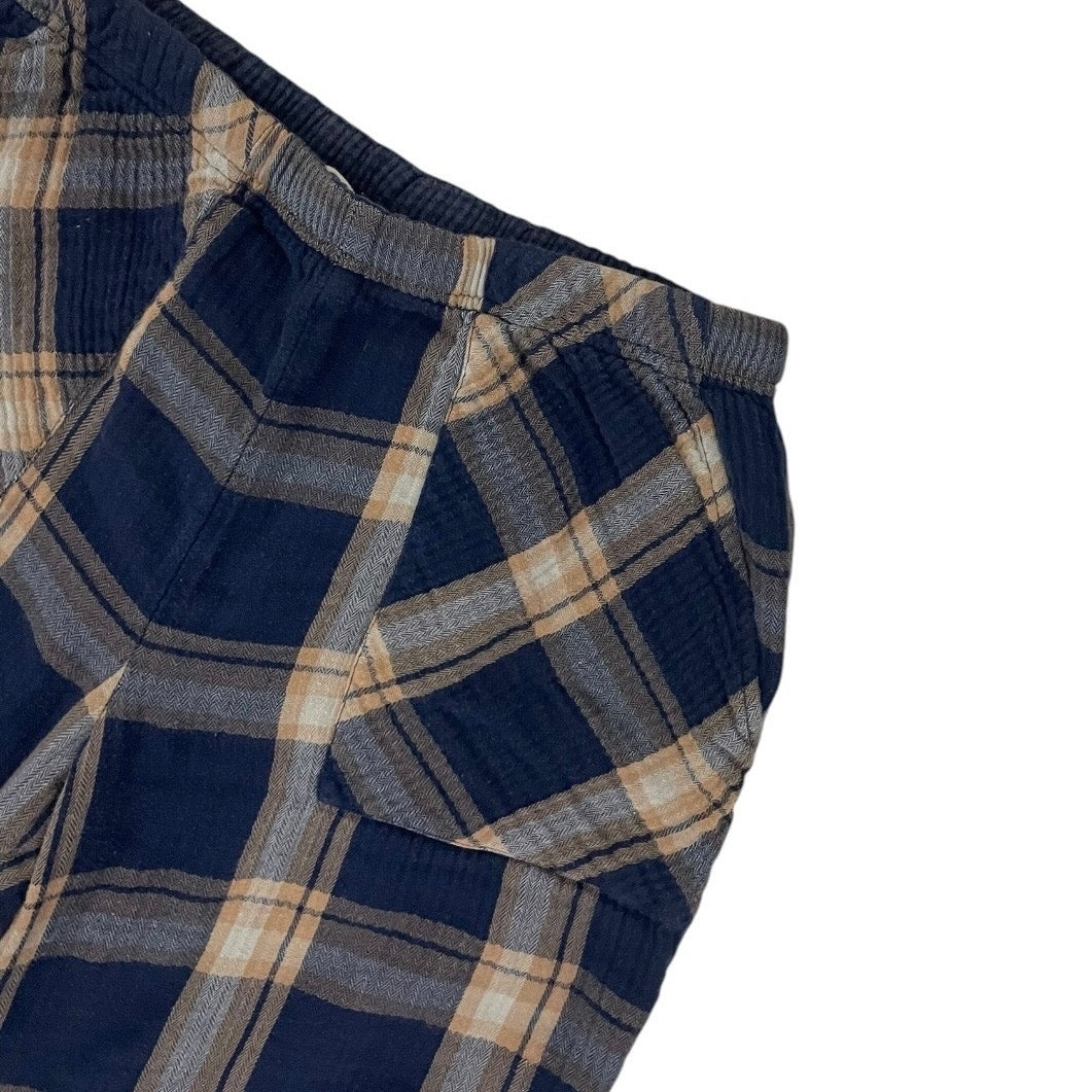 Aerie Blue & Beige Plaid Pajama Pants