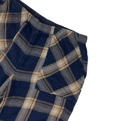 Aerie Blue & Beige Plaid Pajama Pants