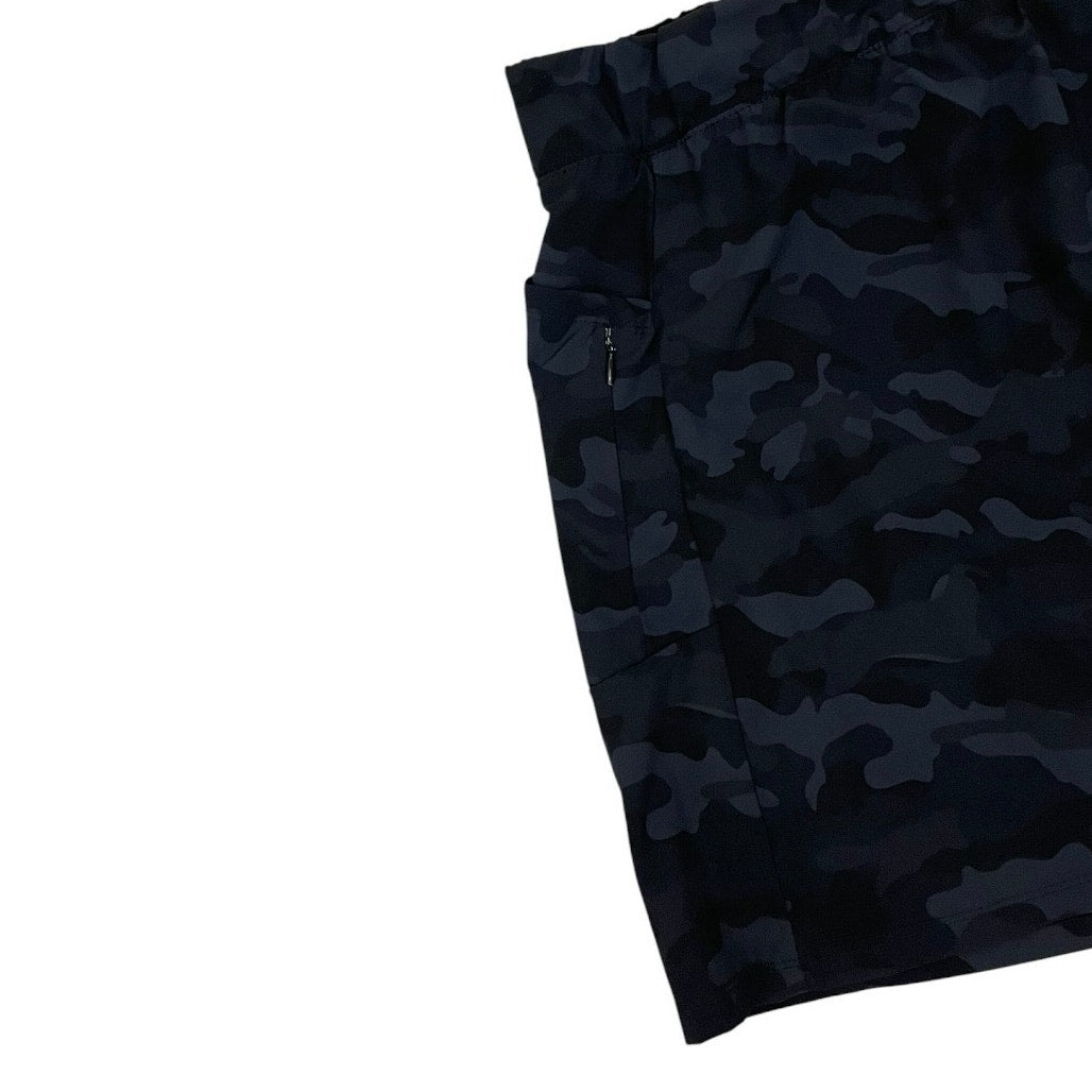 Grey Camouflage Active Mini Skirt
